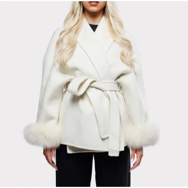 Spring And Winter Double-sided Coat